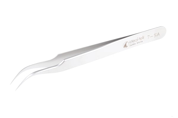 Product image for PRECISION TWEEZERS CURVED TIPS TYPE 7