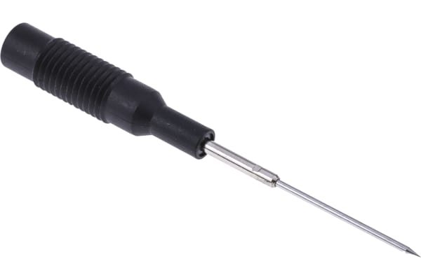 Product image for 4MM NEEDLE POINT TEST PROBE,BLACK,CAT I