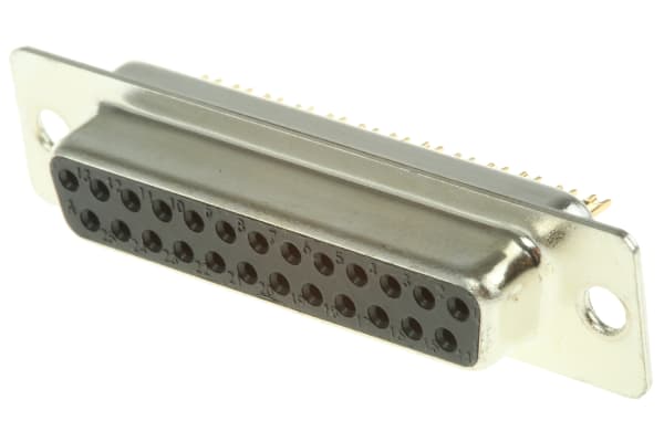 Product image for DSUB SOCKET MACHINED PIN SOLDER 25 WAY