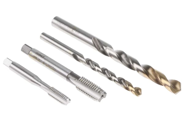 Product image for Straight Flute Tap & Drill Set M3-M10