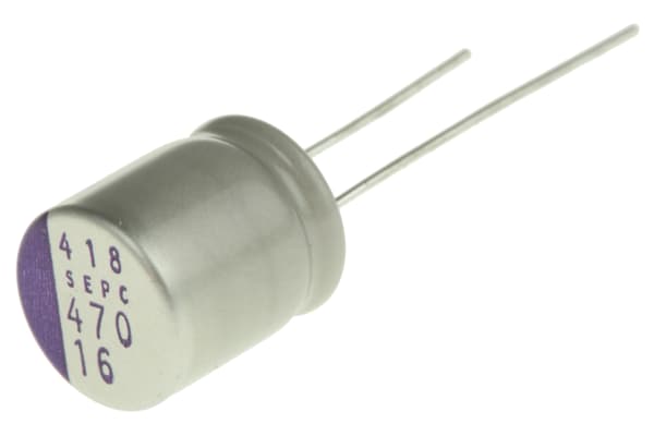 Product image for Capacitor Radial SEPC series 16V 470uF