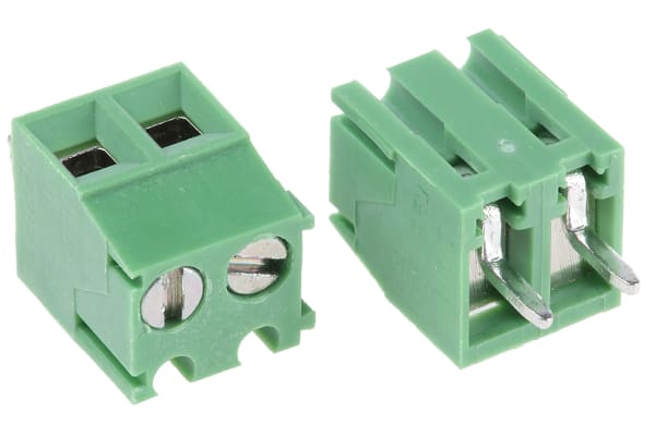 Product image for 2 way PCB terminal block 3.5mm