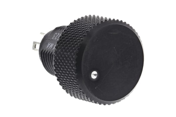 Product image for P16 16mm 1 Turn Knob potentiometer 100K