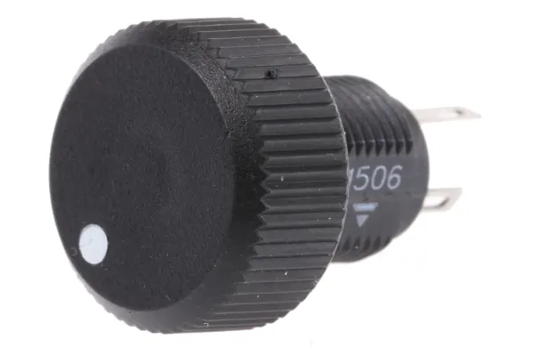 Product image for P16 16mm 1 Turn Knob potentiometer 470R