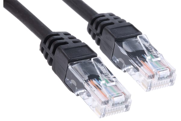 Product image for Patch cord Cat5e UTP LSZH Black 20m