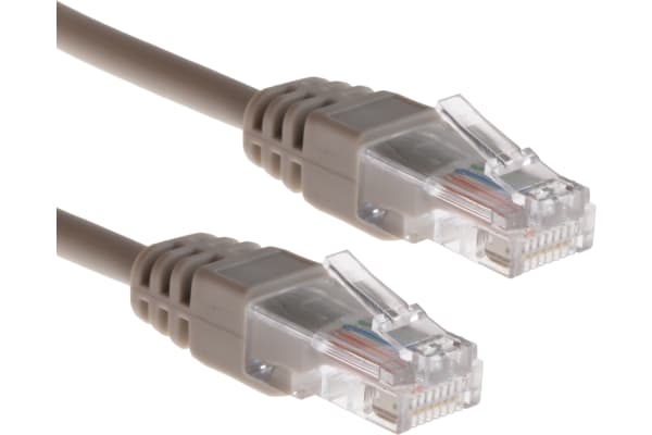 Product image for Patch cord Cat5e UTP LSZH Grey 15m