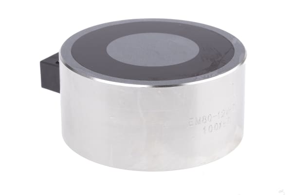 Product image for 80mm Dia. 12V Electro Holding Magnet