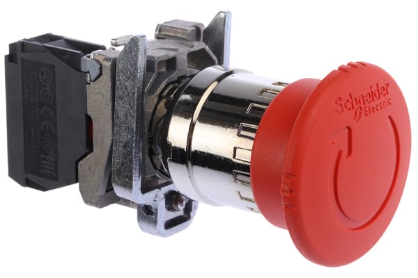 Product image for EMERGENCY STOP 40MM TURN RELEASE RED 1NC