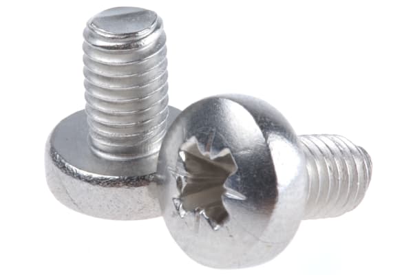 Product image for A2 S/Steel cross pan head screw,M5x8mm