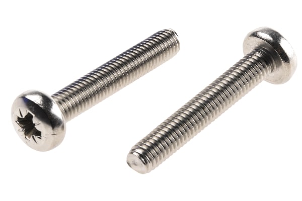 Product image for A2 S/Steel cross pan head screw,M5x30mm