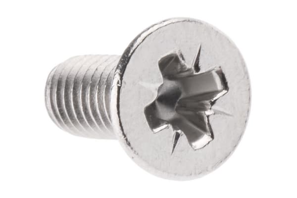 Product image for A2 S/Steel cross csk head screw,M4x10mm