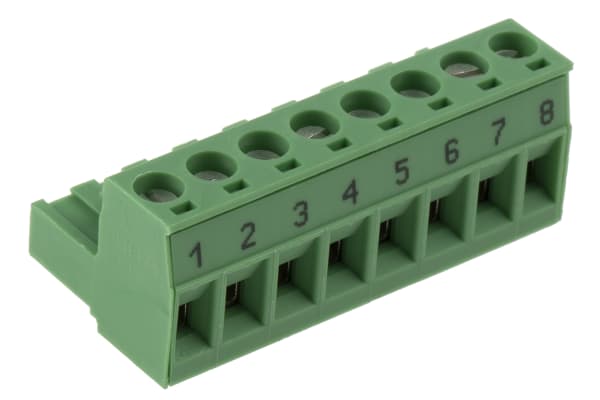 Product image for PLUG-IN HOUSING, 5.08MM PITCH, 8 WAY