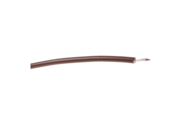 Product image for Brown tri-rated cable 0.5mm 100m