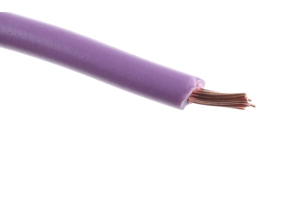 Product image for Violet tri-rated cable 0.75mm 100m