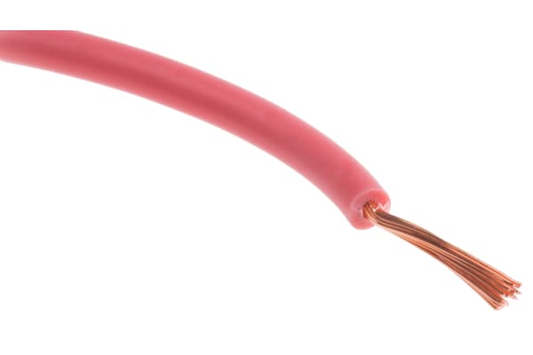 Product image for Pink tri-rated cable 0.75mm 100m