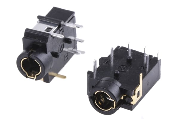 Product image for 3.5mm, jack socket, pcb,4 pole