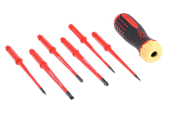 Product image for Ratchet ScrewDriver Set 6pc 1000V PZ/SL