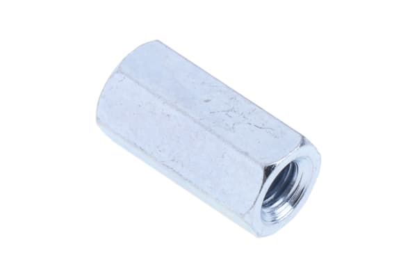 Product image for Threaded spacer,mild steel,M3x10mm,F/F