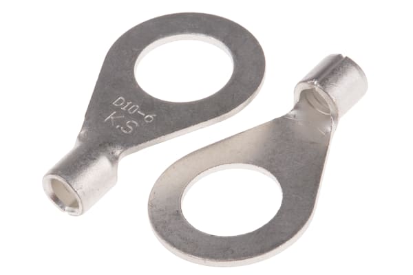 Product image for DIN 46234 NON-INSULATED RING TERMINALS