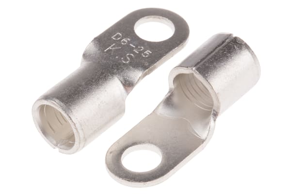 Product image for DIN 46234 NON-INSULATED RING TERMINALS