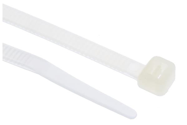 Product image for Cable Tie 160x4.8Natural heat stabilised