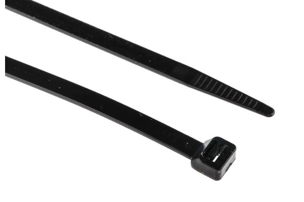 Product image for Cable Tie 300x7.6 Black Nylon 66