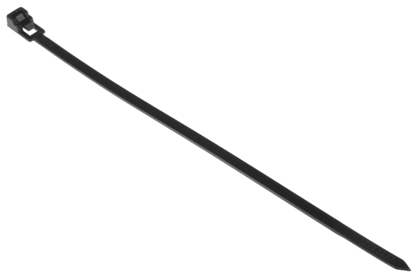 Product image for Cable Tie 200x4.5 Black releasable