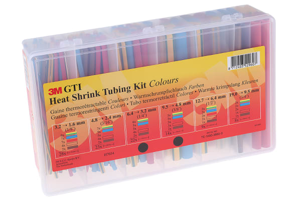 Product image for Heat Shrink Kit, 104 pc mixed 0.15m L