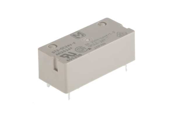 Product image for Relay,DPST-NO,8A,24DC,380/250AC/DC,6 Pin