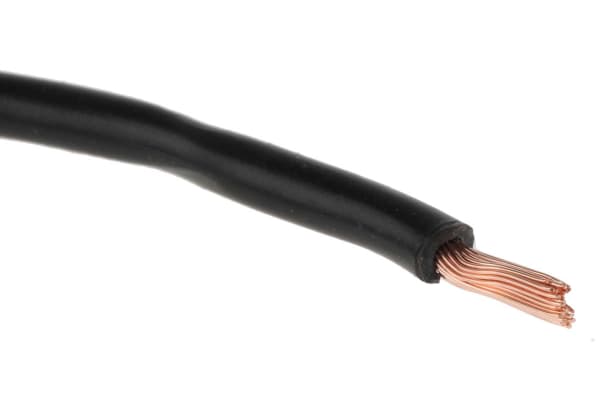 Product image for BK PVC Flexi Switchgear 1.5 Black Cable