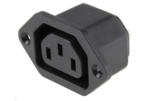 Product image for MAINS OUTLET,C13,10A250VAC,SCREW MOUNTED