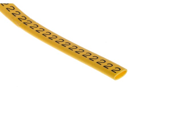 Product image for Slide On PVC Yellow Cable Marker 2