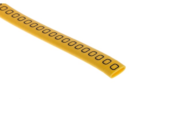 Product image for Slide On PVC Yellow Cable Marker 0