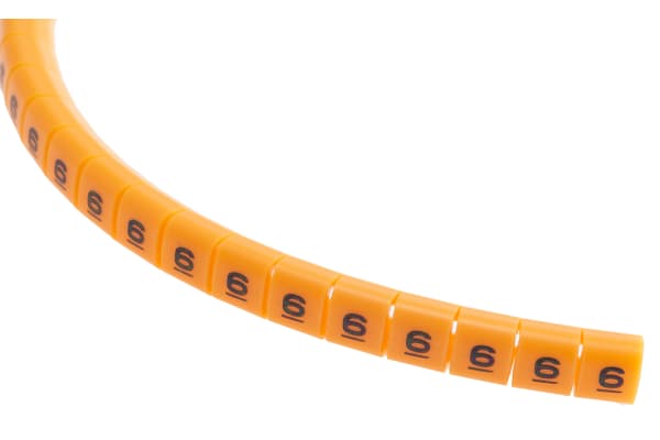 Product image for Snap-on Nylon 6 Orange Cable Marker 6