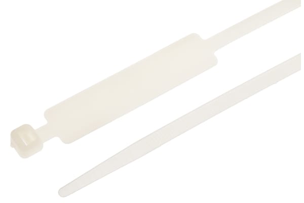 Product image for Natural Marker Cable Tie 300x4.8