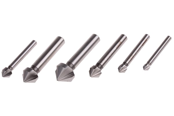 Product image for HSS STRAIGHT SHANK COUNTERSINK SET NO 1