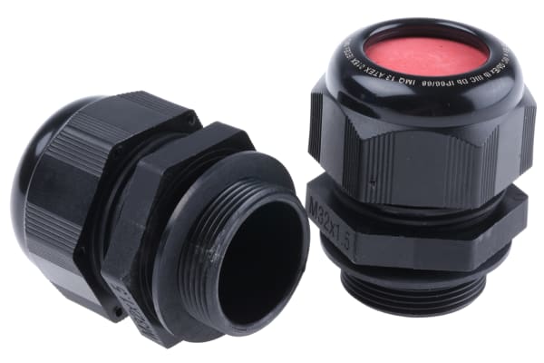 Product image for M32 NYLON  GLAND EXE IIC LT 18.0-25.0