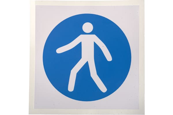 Product image for 100x100mm Vinyl Use this Walkway Sign