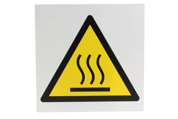 Product image for 200x200mm PP Hot Surface Sign