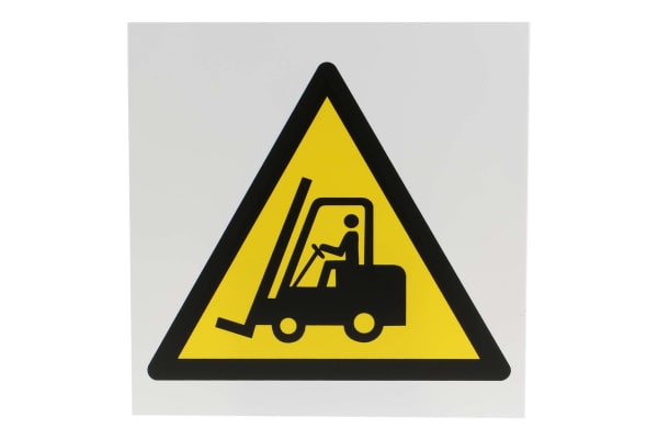 Product image for 200X200MM PP FORKLIFT TRUCK SIGN