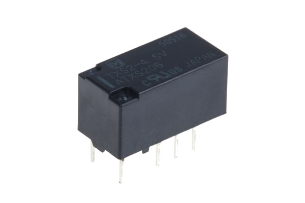 Product image for RELAY,DPDT-NO/NC,1A,4.5DC,VOL-RTG 30DC