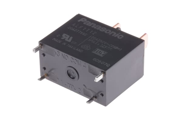 Product image for Relay,Power,SPST-NO,20A,12DC,250AC,PCB