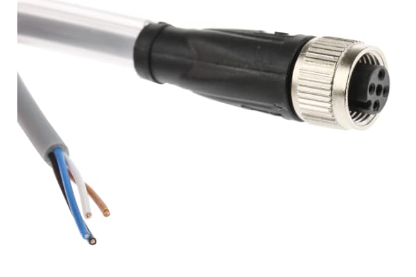 Product image for 2M STRAIGHT 4PIN M12 CONNECTOR CABLE