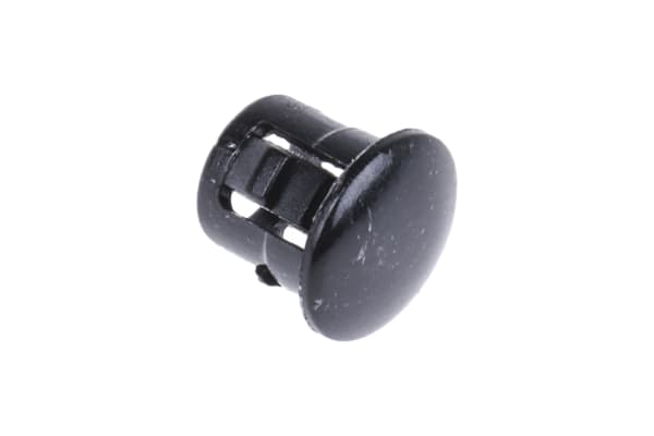 Product image for Blanking plug, nylon, black, 4.7mm dia