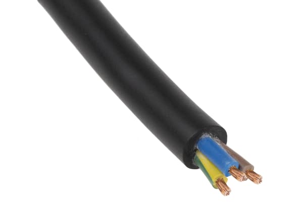 Product image for H07RN-F 3 core 2.5mm rubber cable 50m