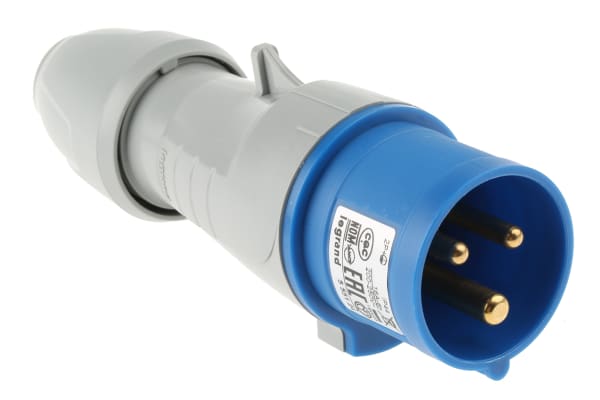 Product image for S PLUG 230V 16A 2P+E IP44