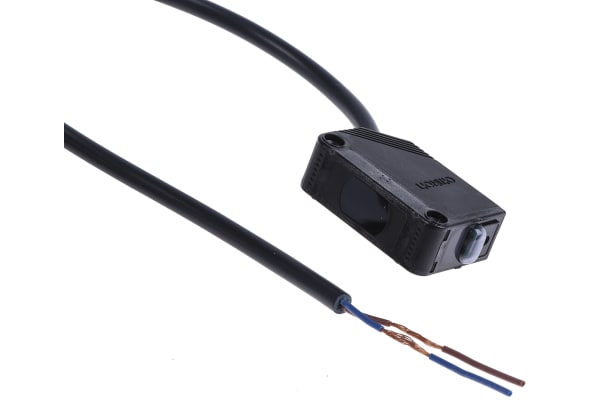 Product image for Omron Through Beam (Emitter) Photoelectric Sensor with Block Sensor, 60 m Detection Range