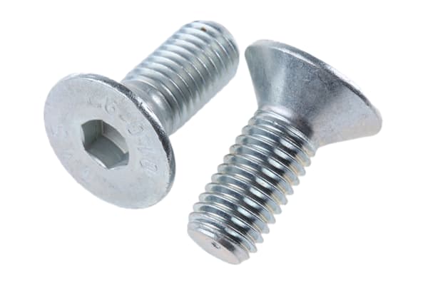 Product image for BZP countersink head,M12x30