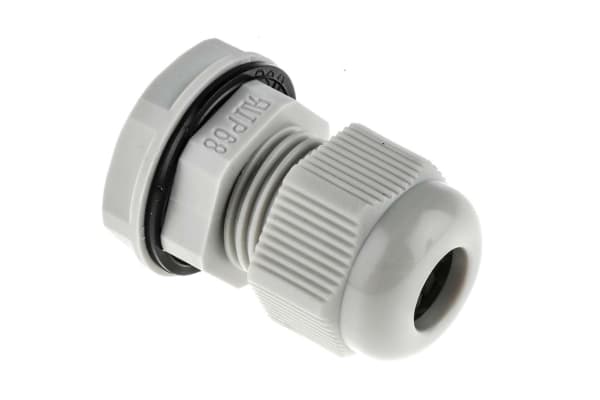 Product image for round top cable gland PG9 Grey  IP68