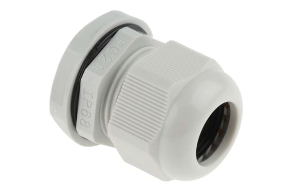 Product image for round top cable gland PG21 Grey  IP68